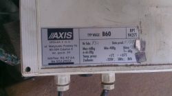 Axis B60 - Włączenie funkcji podtrzymania tarowania