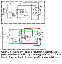 Podłączenie mikrofonu 4 pinowego
