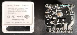 Close-up of the interior and casing of a MINI Smart Switch.