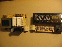 Mastercook KGE8765 - Połączenie na płytce zegara "ORBITRON" typ 313-50