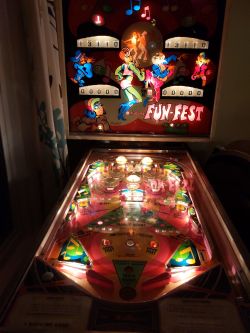 Pinball FUN-FEST Williams 1973 drugie życie