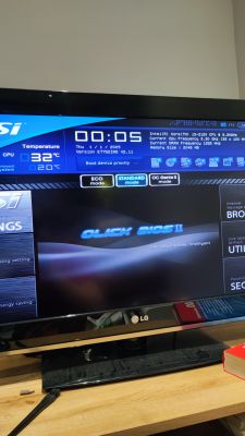 MSI Z77A-G45, Intel i5 3470, brak wyjścia BIOS, czarny ekran - próby naprawy, RAM, bateria