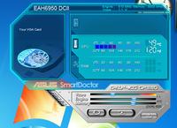 Czy wentylatory HD 6950 ASUS DCU2 1GB powinny działać na 20% przy 65°C?