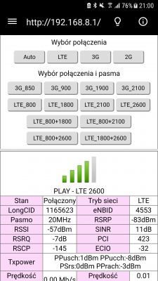 Wybór sieci lte i routera.