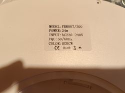 [BK7231N/CBU] LED Panel YB8007/300, BK7231Flasher Extraction of config, TuyaMCU LED?