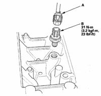Honda HRV 2003 V-TEC - Moment dokręcenia czujnika spalania detonacyjnego