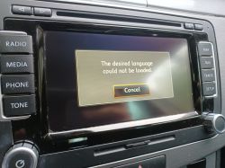 Rns 510 - Rns 510 próbuje zmienić jezyk i wyłącza się