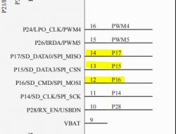 PCB connector diagram with highlighted pins 12, 13, 14.