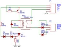 Automatyczny włącznik świateł DRL schemat Automatyczny włącznik świateł DRL schemat