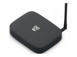 Black Arduino Pro router with an antenna.
