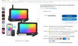 [BK7231N/CBU] Onforu D100WIFI 90W RGBCT Spotlight programming/teardown/guide/OpenBeken