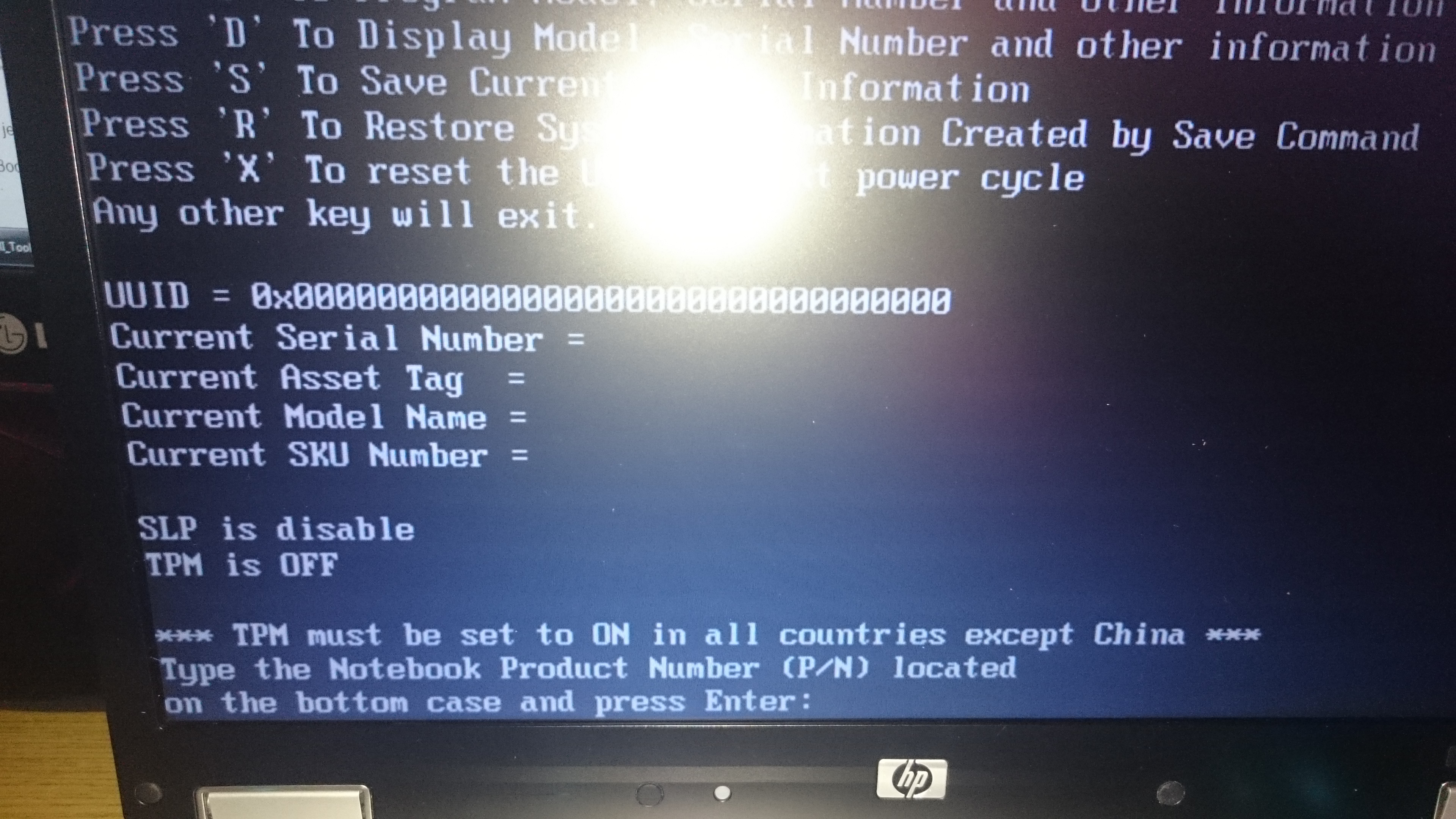 Invalid Serial Number Hp phillylasopa