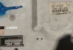 Scenic1 ph2, 1.9dci, prod.2000 - Przełożenie pinów w kostce licznika SAGEM na JAEGER