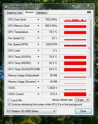 Asus Radeon 4870 - Temperatury i konserwacja karty z referencyjnym chłodzeniem.