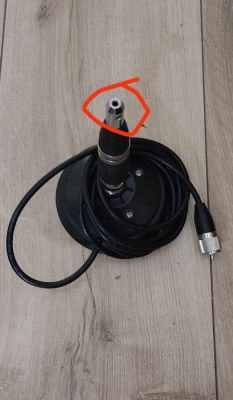 Uzupełnienie górnej części anteny SIRIO Power Mag 100 - sposób i metoda