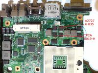 Lenovo W500 - zwarcie na płycie 42w8133, grzeje się CHIP AC826M45 SLB94