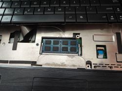 RAM Upgrade in ASUS N73SV Laptop RAM inside ASUS N73SV laptop with open keyboard