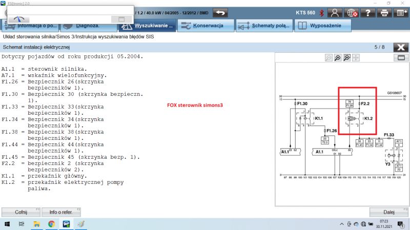 Opis pinów vw polo 9n 2003r. silnik BBY oraz fox 2006r. silnik BMD