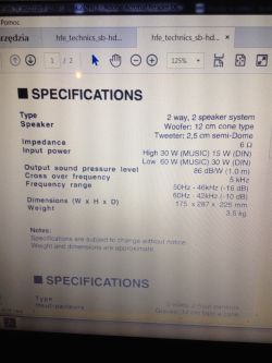 Jak podłączyć zwrotnice do kolumn Technics SB-HD501 6ohm do jednego wejścia?