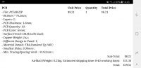 EasyEDA PCB Ordering Experience: 60 Tiles (25x40mm, Double-Layer) for $19.51 with Fast Delivery
