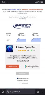 Dobór sprzętu i oferty dla internetu LTE w domu jednorodzinnym w Bukownie - Play czy Tmobile?