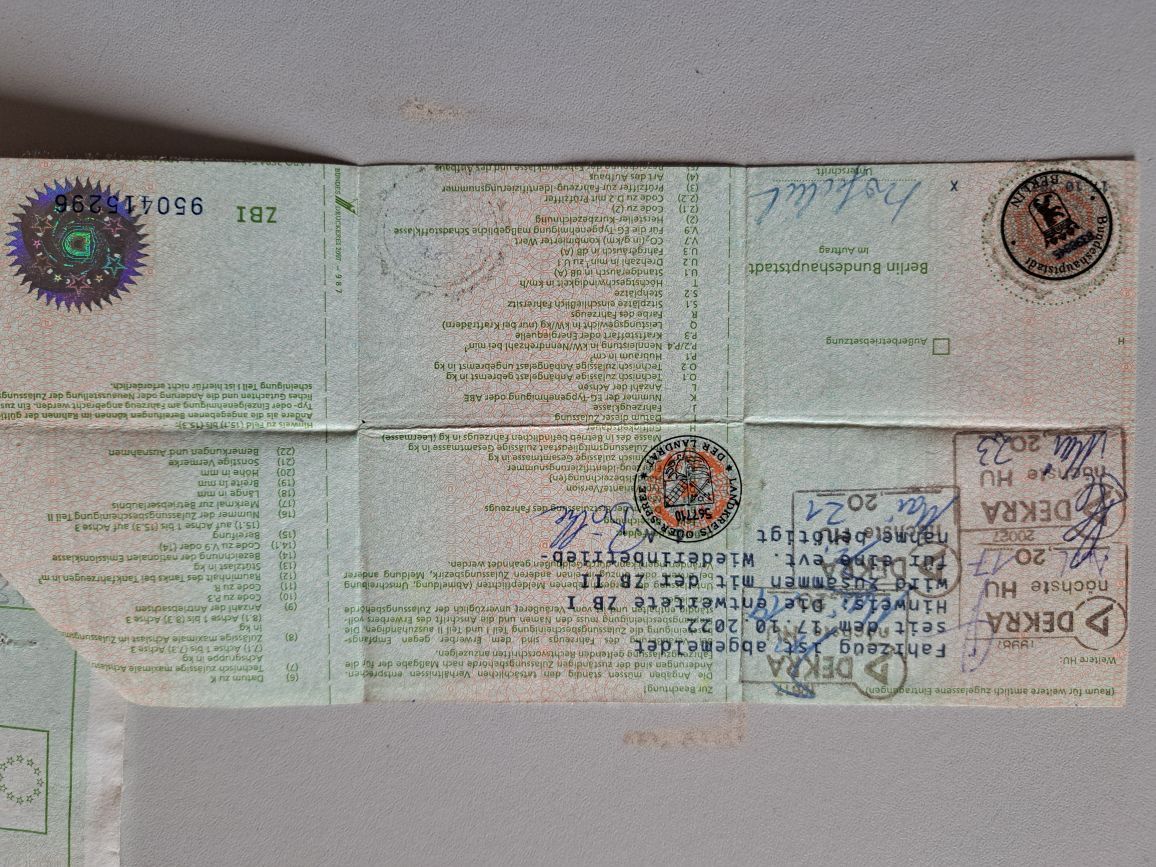 Jakie dokumenty potrzebne przy imporcie auta z Niemiec na lawecie? 2