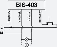 Sterowanie oświetleniem -przekaźnik F&F BIS-403 i czujnik ruchu razem Sterowanie oświetleniem -przekaźnik F&F BIS-403 i czujnik ruchu razem