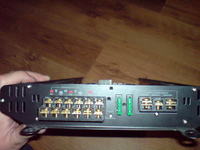 Identyfikacja 6-kanałowego wzmacniacza z MOSFET IRF540 i IRFZ44, brak oznaczeń