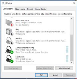 Mikrofon w słuchawkach WH-CH500 nie działa - problemy z Bluetooth