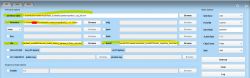 Firmware settings interface for OpenBL602 with highlighted fields for partition table, firmware, dts, and boot2.