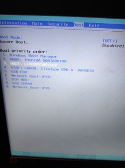 Ustawienia BIOS dla botowalnego pendrive na laptopie Acer Aspire f5 z SSD