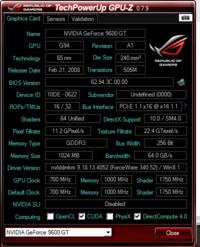 9600GT 1GB 256bit DDR3 – bardzo niskie FPS, użycie GPU 6%, Athlon 64 X2, WoT, CS:GO