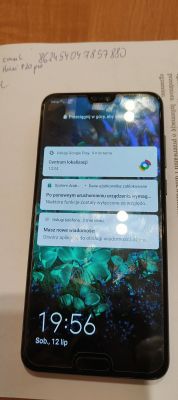 Huawei P20 Pro – blokada ekranu po PIN SIM i hasło Google, brak dostępu do danych