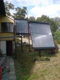 Sterowanie obracanym kolektorem słonecznym