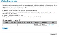Przekierowanie portów routerów - Monitoring przez Internet. Przekierowanie portów routerów - Monitoring przez Internet.