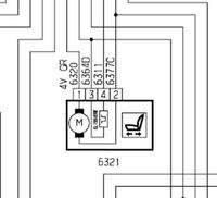 Citroen C5 X7 - Błąd silniczka posuwu fotela, jak zmierzyć styki kontroli położenia?