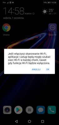 Huawei Mate 10 Lite - WiFi Scanning Issue after Update: How to Turn Off Constant Notification?