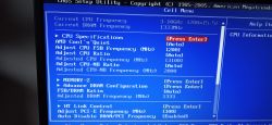 Odblokowywanie 4 rdzenia w AMD Athlon II X3 445 na płycie MSI ms-7597 v1.3 z BIOS v2.8