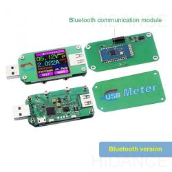 Tester model: UM24C with graphic display and Bluetooth interface