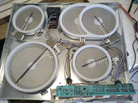 Płyta grzewcza Elektrolux 55HAD56AO gasną palniki w parze