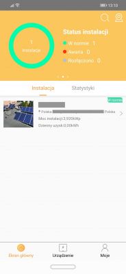 Huawei FusionSolar - złe wskazania produkcji energii