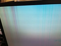 AOC E2795vh - Brak obrazu, matryca wybiela, napięcia sprawdzone, oscyloskop użyty