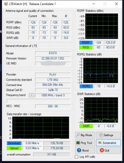 Which PLAY Internet router (with LTE 800 MHz band aggregation?)