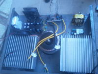 Wzmacniacz mocy MOS-FET 2x120W/8ohm. Wzmacniacz mocy MOS-FET 2x120W/8ohm.