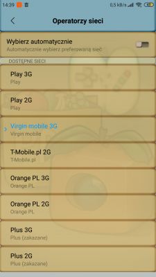 Romanig Krajowy Automatyczne przełaczanie kiepski zasięg