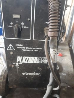 BESTER PLAZMASTER 50 - uszkodzony rezystor, brak schematu, stycznik nie załącza się
