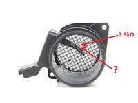 Peugeot 406 - przepływomierz - Odpadł opornik z przepływomierza