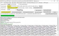 BK7231 Easy UART Flasher - Firmware Reading BK7231 Easy UART Flasher interface reading firmware data.