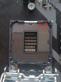 Uszkodzony pin w sockecie MSI Z370 Tomahawk - jak naprawić?