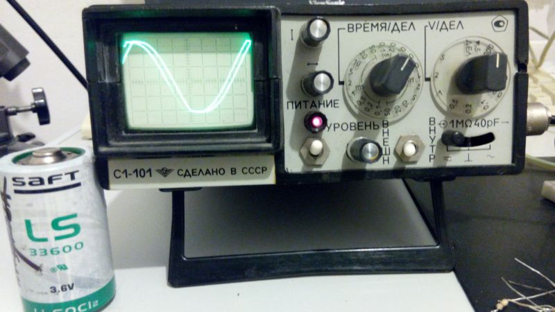 Rimeda C1-101 - Szukam schematu/instrukcji Nietypowy radziecki mini-oscyloskop